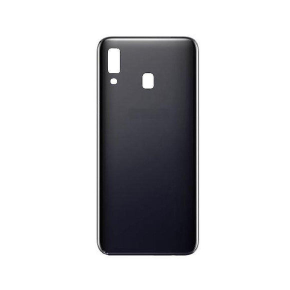 SAMSUNG A30 BACK COVER BLACK - LCD-SEN